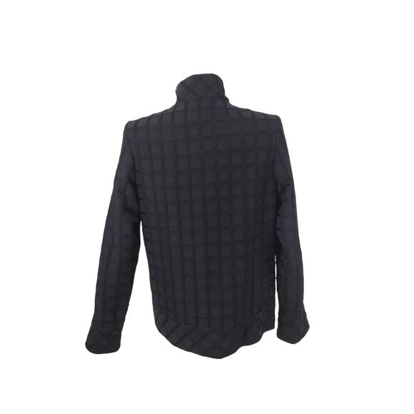 Simonton Says by George Simonton Button Down Jacket Black Womens Size Small - Picture 3 of 7